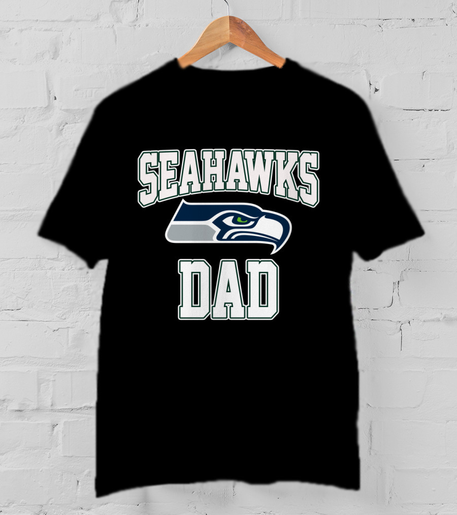 Seattle Seahawks Dad Father's Day Gift T-Shirt