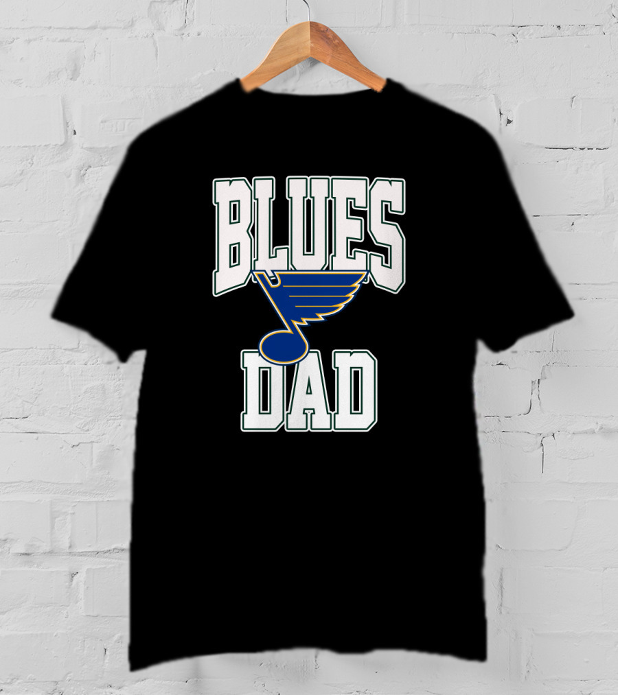 Blues Dad St Louis Hockey Team T-Shirt