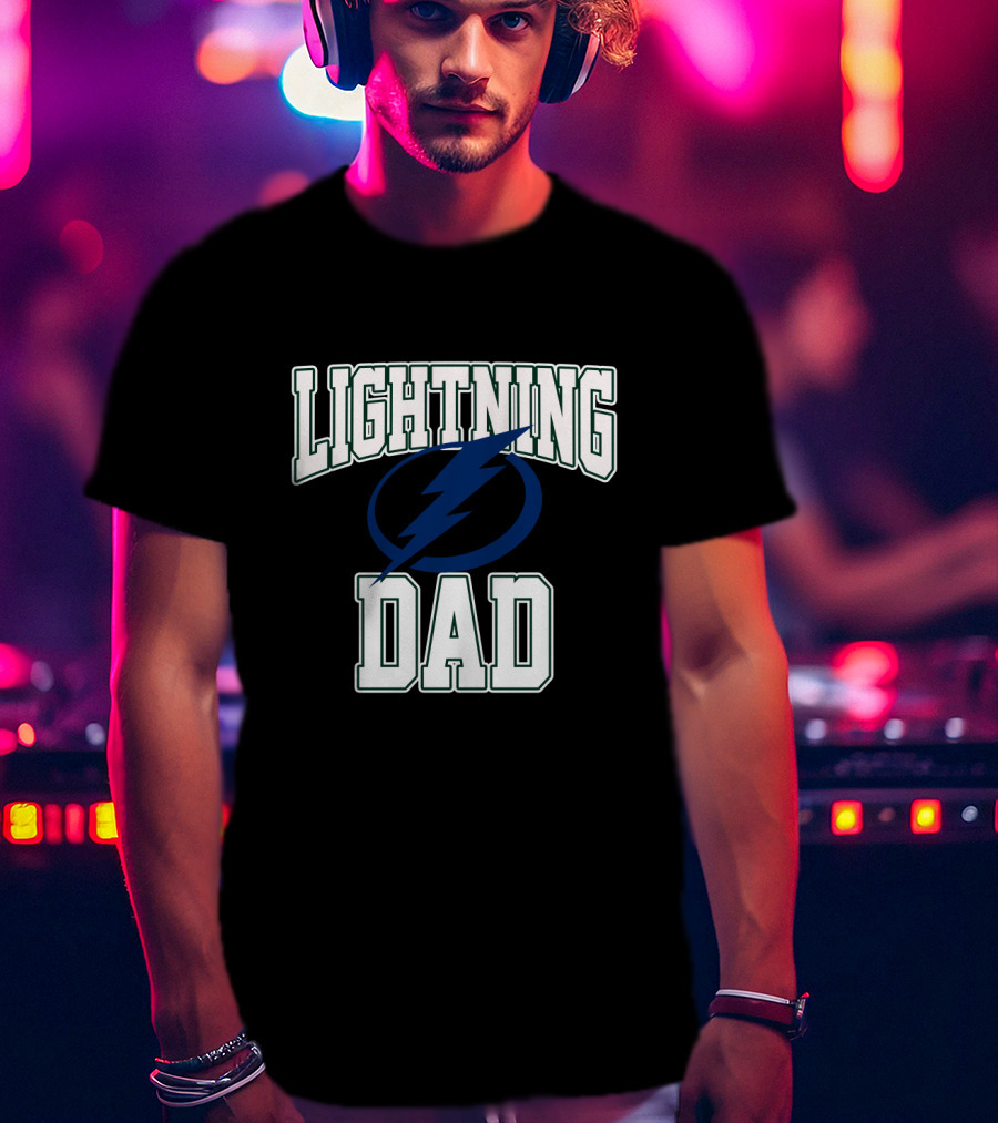 Lightning Dad Tampa Bay Lightning Supporter T-Shirt