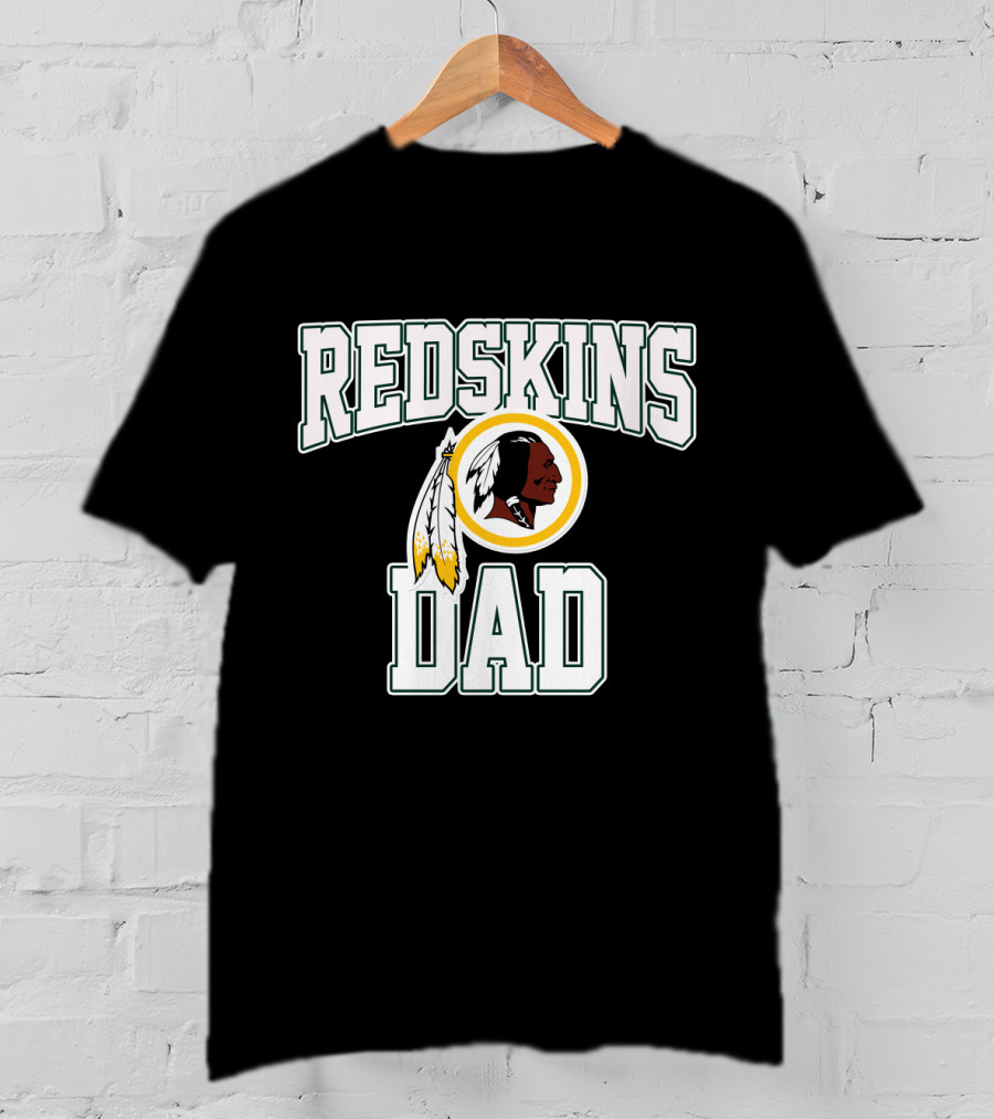Redskins Dad Father's Day Gift For Washington Football Fans T-Shirt