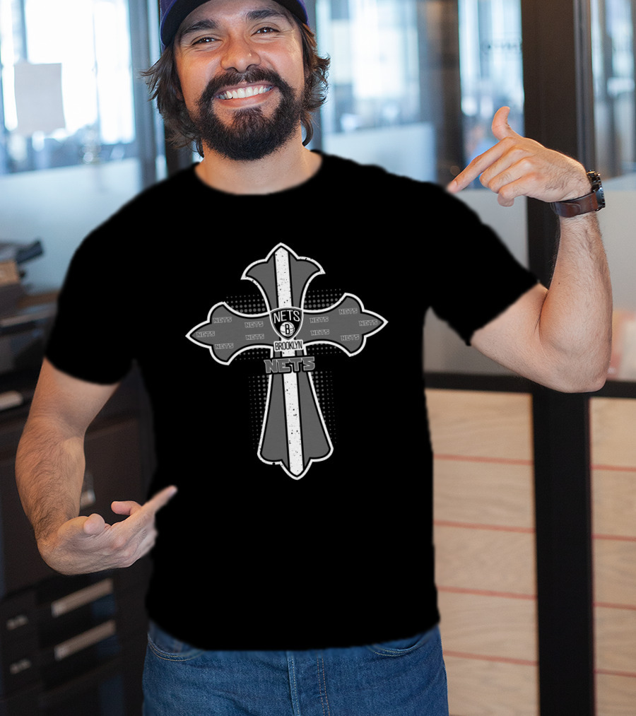 Brooklyn Nets Cross For Jesus Fans T-Shirt