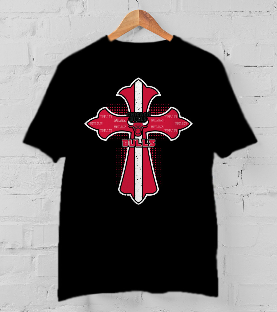 Chicago Bulls Cross For Jesus Fans T-Shirt