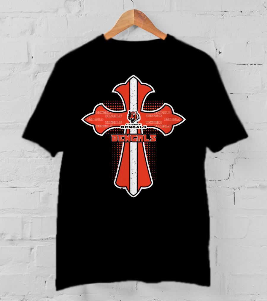 Cincinnati Bengals Cross Jesus Fans Bengals T-Shirt