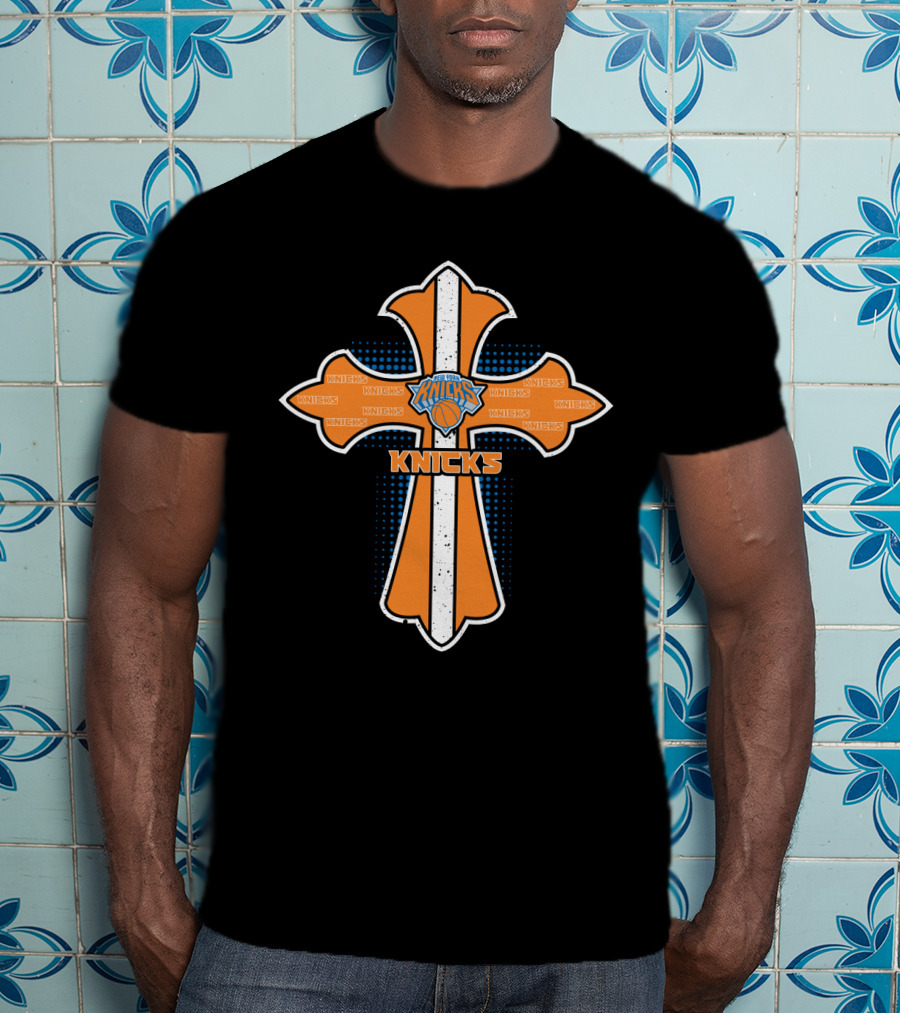 Knicks Cross For Jesus And New York Fans T-Shirt