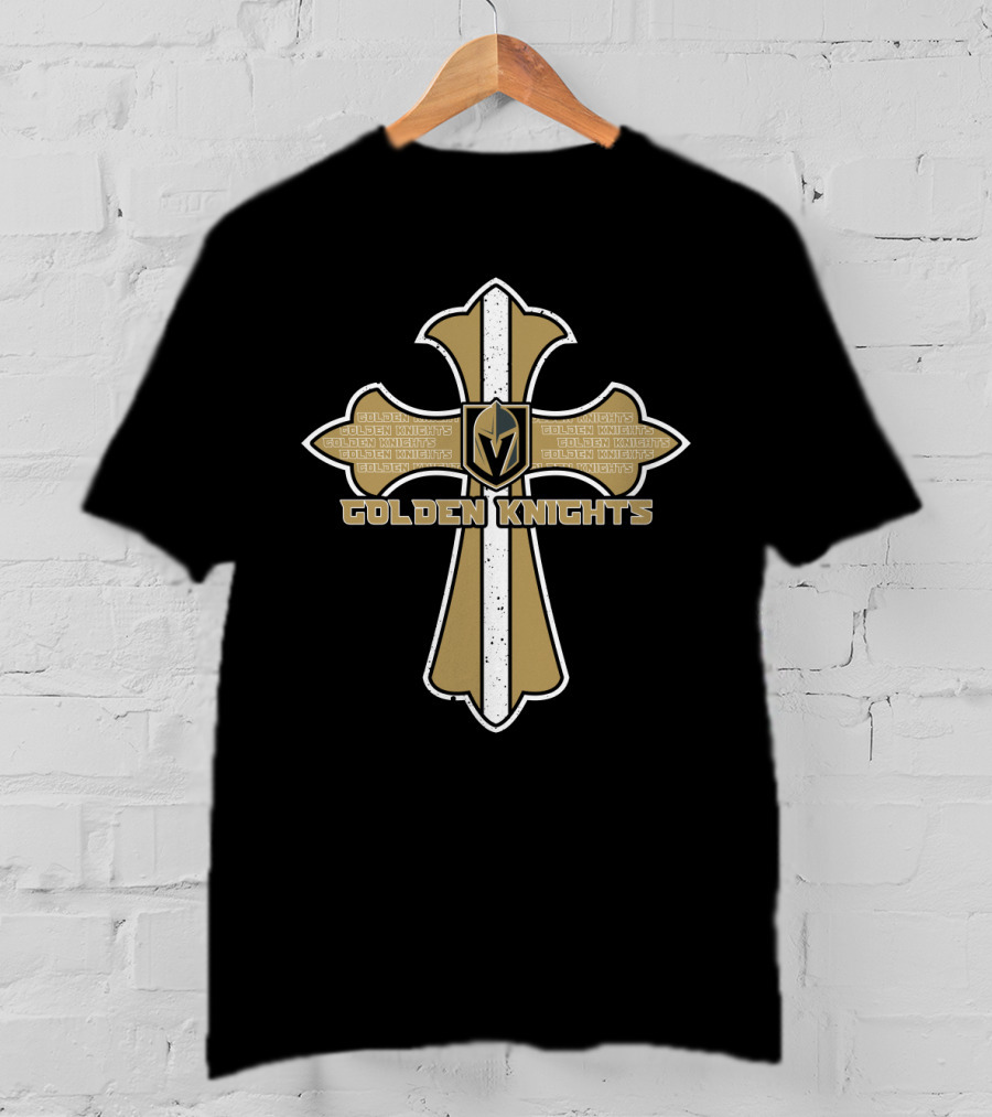 Golden Knights Cross For Vegas Golden Knights Fans T-Shirt