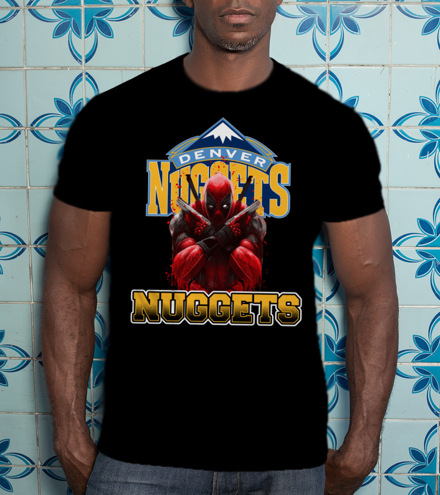 Denver Nuggets Deadpool Crossover Fan Merchandise T-Shirt