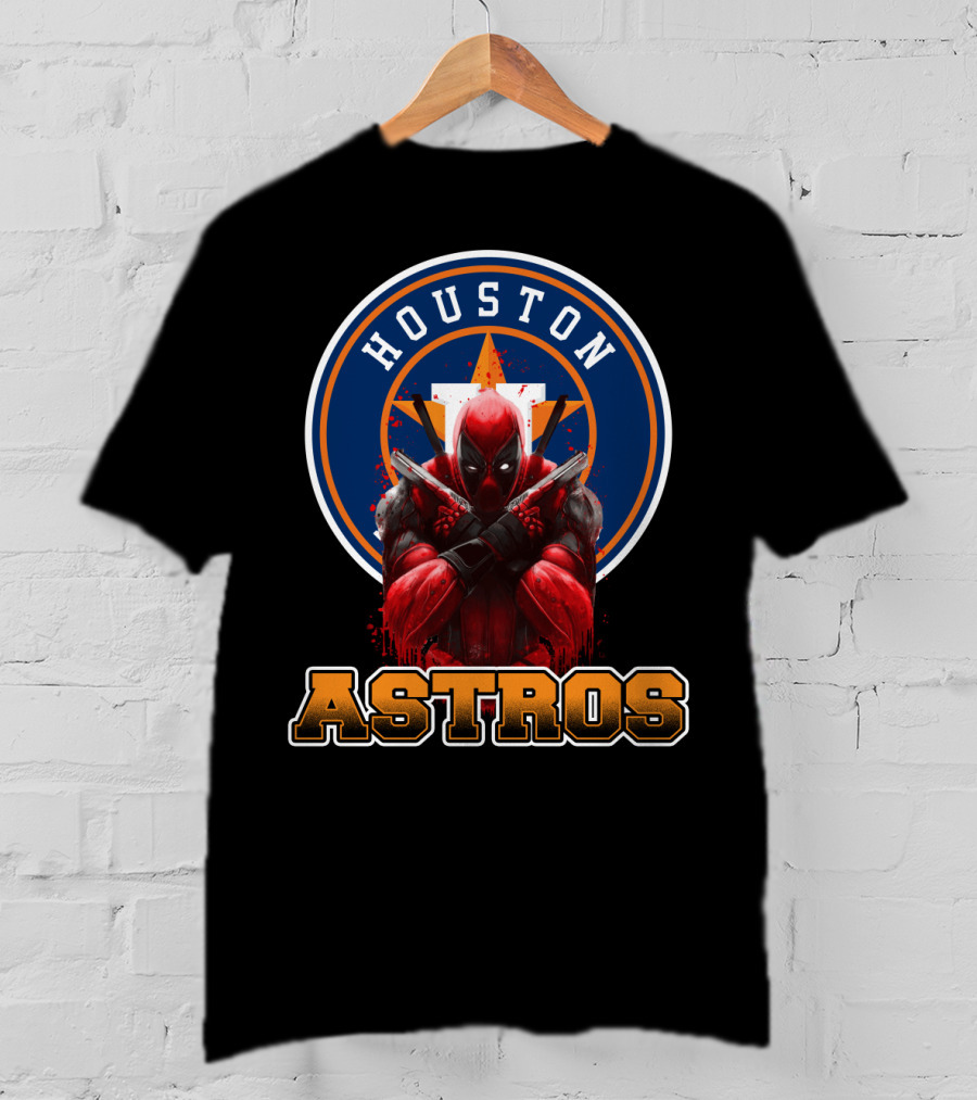Houston Astros Deadpool Crossover T-Shirt