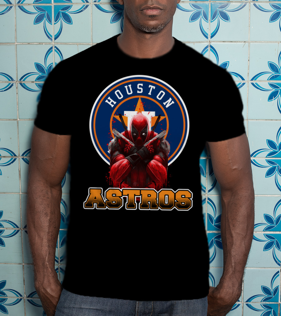 Houston Astros Deadpool Crossover T-Shirt