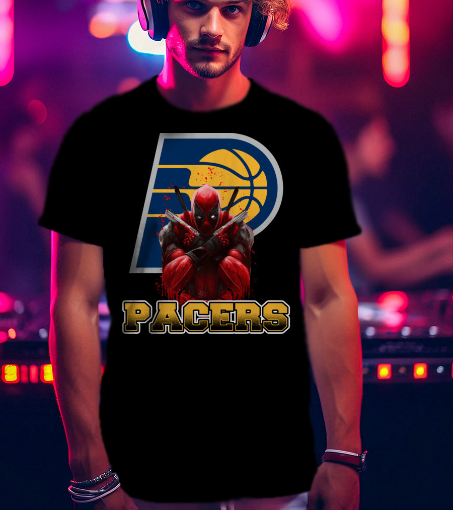 Indiana Pacers Deadpool Crossover For Fans T-Shirt