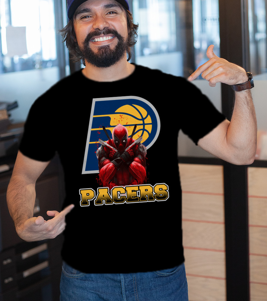 Indiana Pacers Deadpool Crossover For Fans T-Shirt