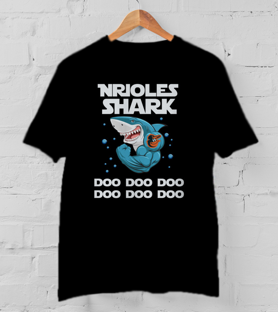 Nrioles Shark Doo Doo Doo Doo Doo Doo T-Shirt