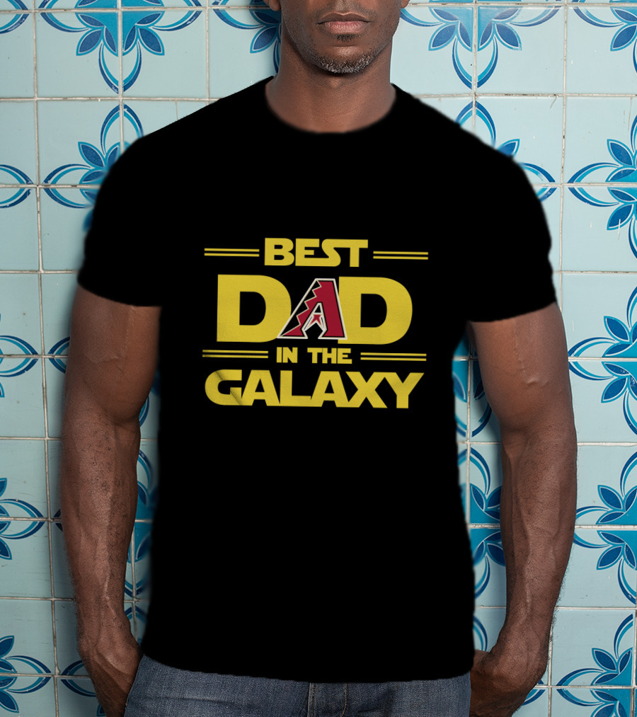 Best Arizona Diamondbacks Dad In The Galaxy Star Wars T-Shirt