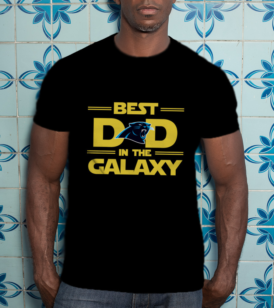 Best Carolina Panthers Dad In The Galaxy With Iconic Football Panther T-Shirt