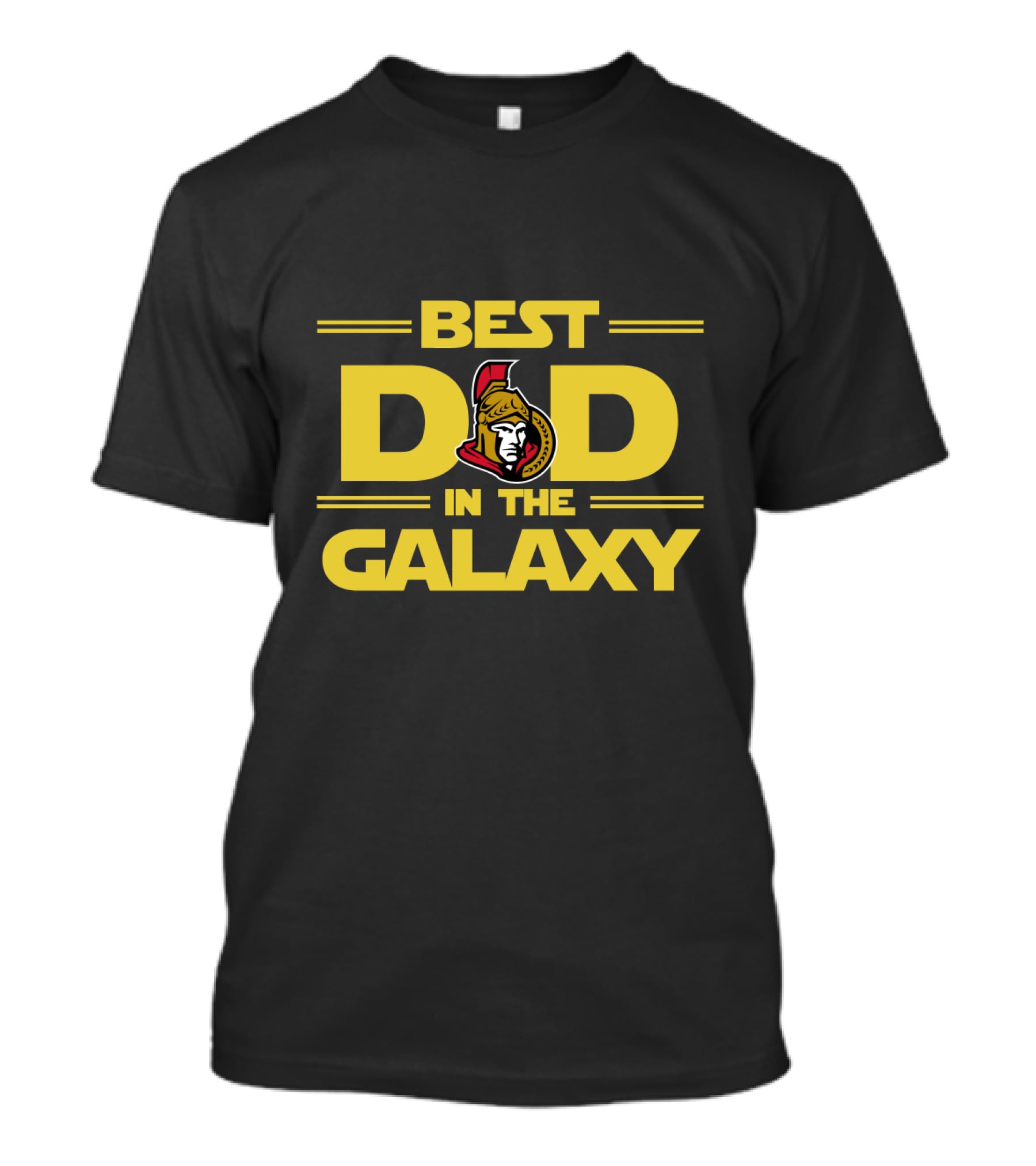 Best Dad In The Galaxy Ottawa Senators T-Shirt