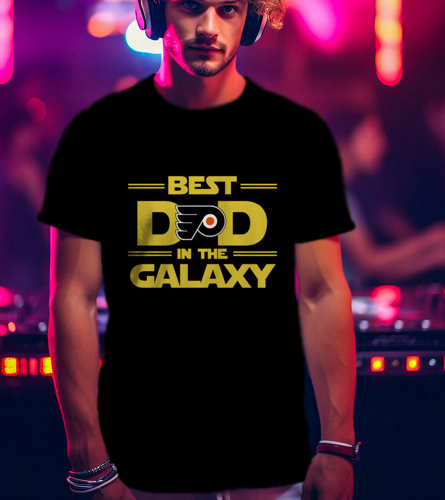 Best Philadelphia Flyers Dad In The Galaxy With Iconic Team T-Shirt