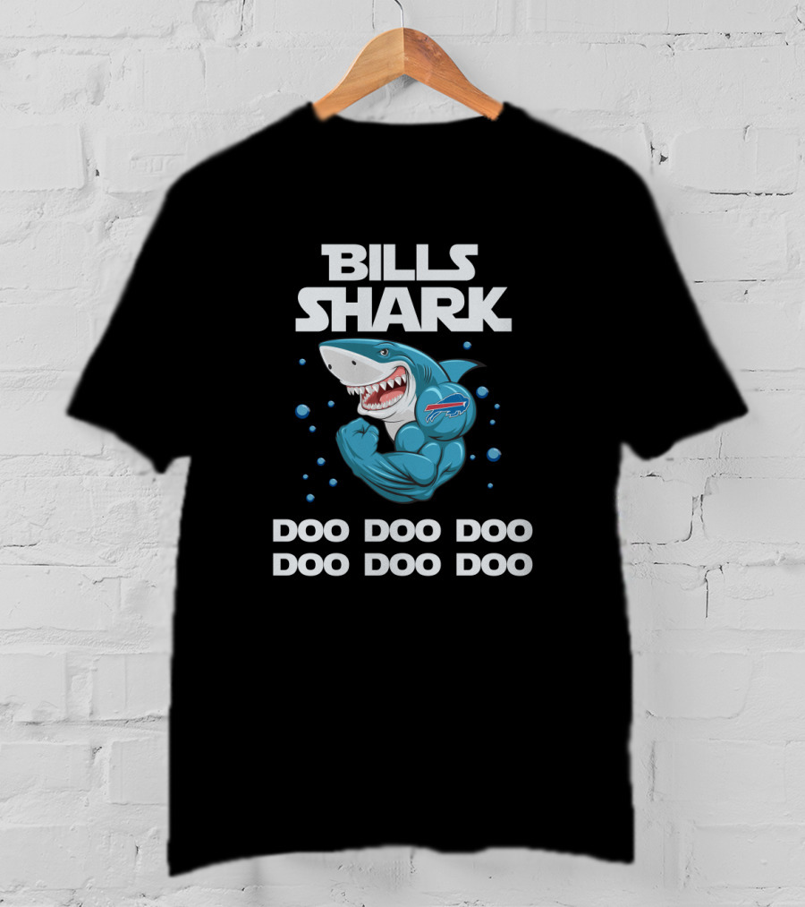 Bills Shark Doo Doo Doo Buffalo Bills Nfl T-Shirt