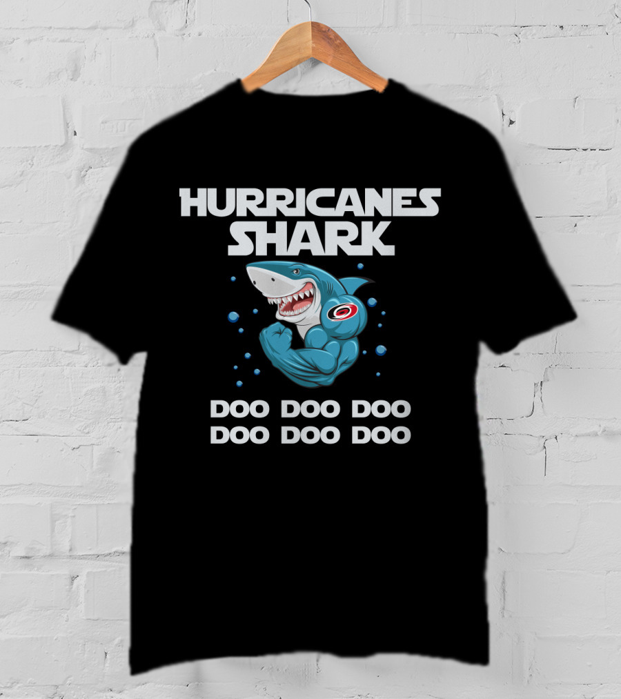 Hurricanes Shark Doo Doo Doo Nhl Carolina T-Shirt