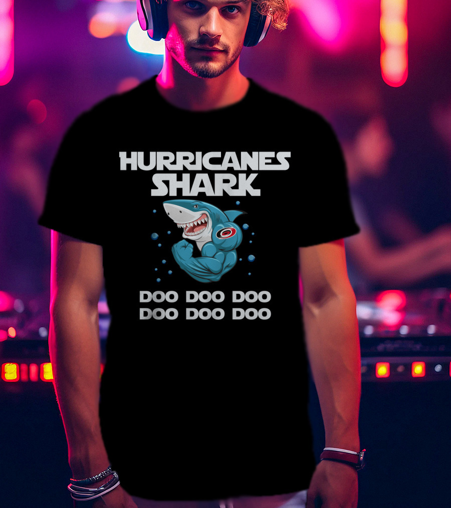 Hurricanes Shark Doo Doo Doo Nhl Carolina T-Shirt