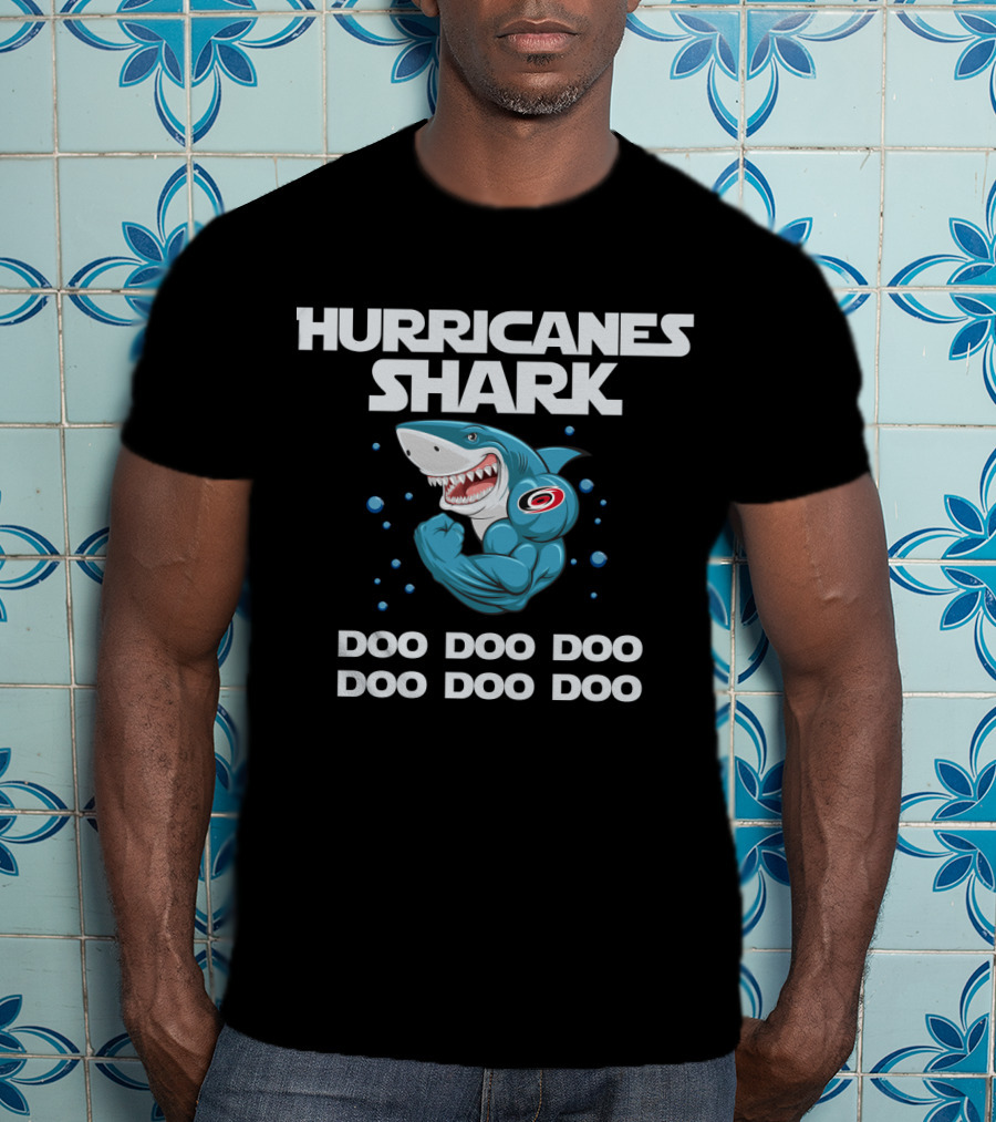 Hurricanes Shark Doo Doo Doo Nhl Carolina T-Shirt
