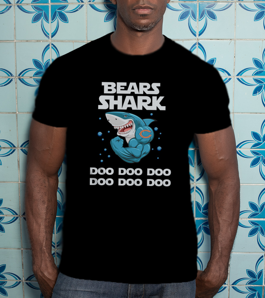 Bears Shark Doo Doo Doo Nfl Chicago T-Shirt
