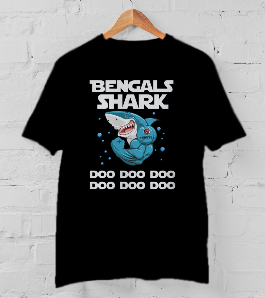 Bengals Shark Doo Doo Doo Nfl T-Shirt