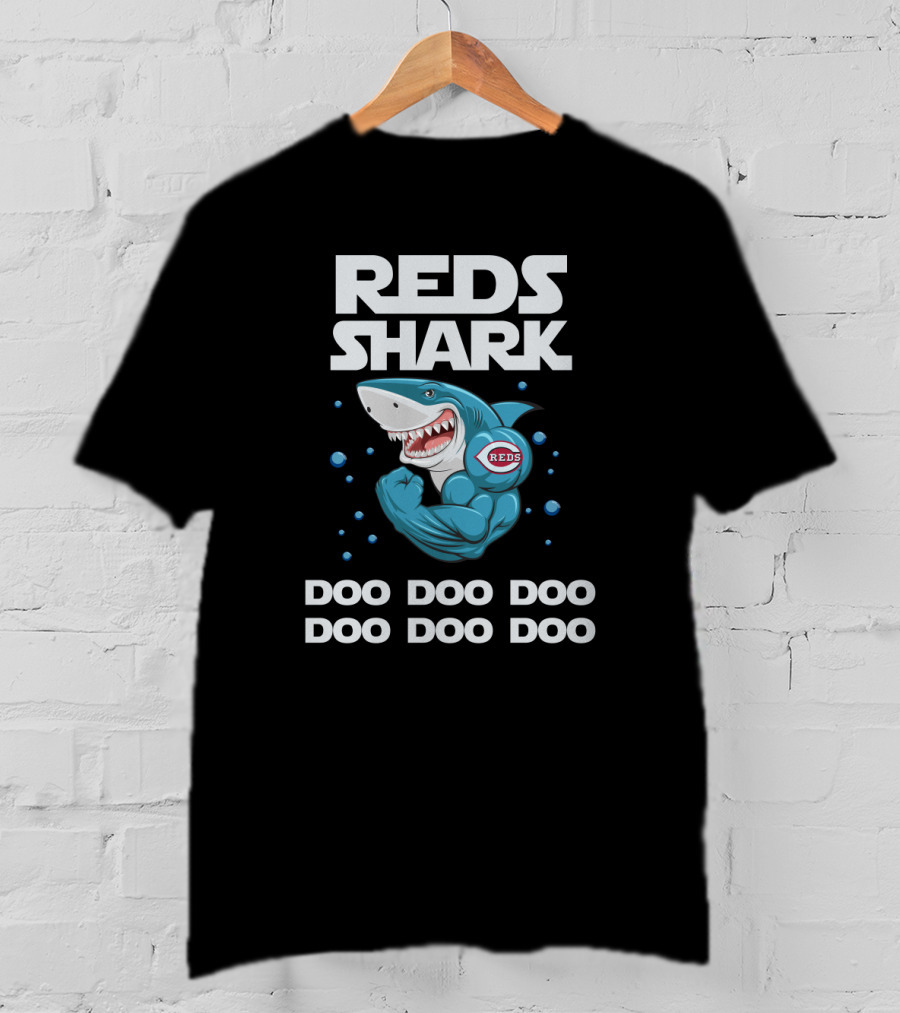 Reds Shark Doo Doo Doo Reds Shark Doo Doo Doo T-Shirt