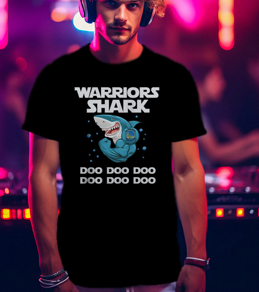 Warriors Shark Golden State Doo Doo Doo NBA T-Shirt