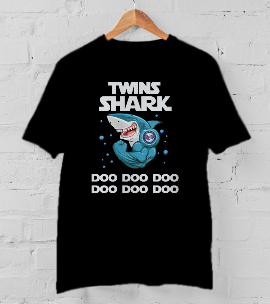Twins Shark Doo Doo Doo Minnesota Mlb T-Shirt