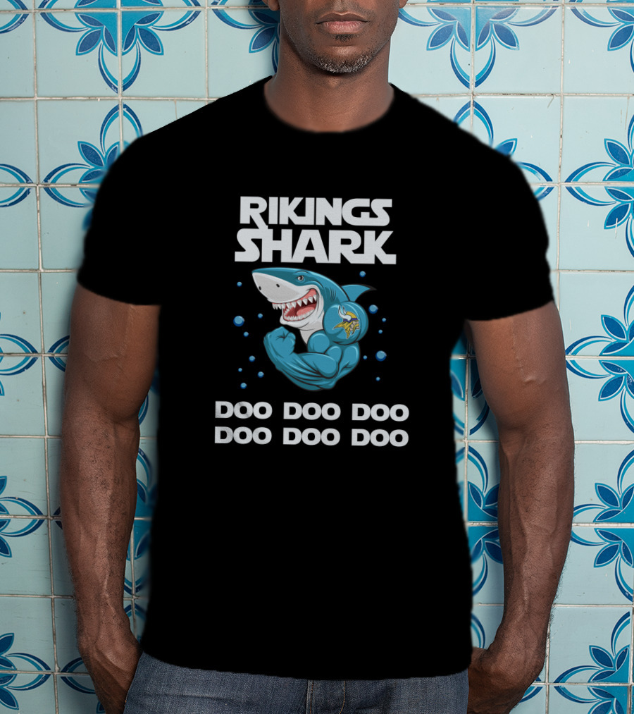 Vikings Shark Doo Doo Doo Doo Doo Doo Nfl T-Shirt