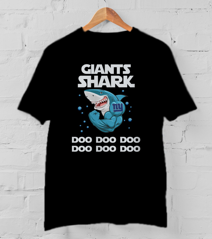 Giants Shark Doo Doo Doo Doo Doo Doo Nfl Ny Giants T-Shirt