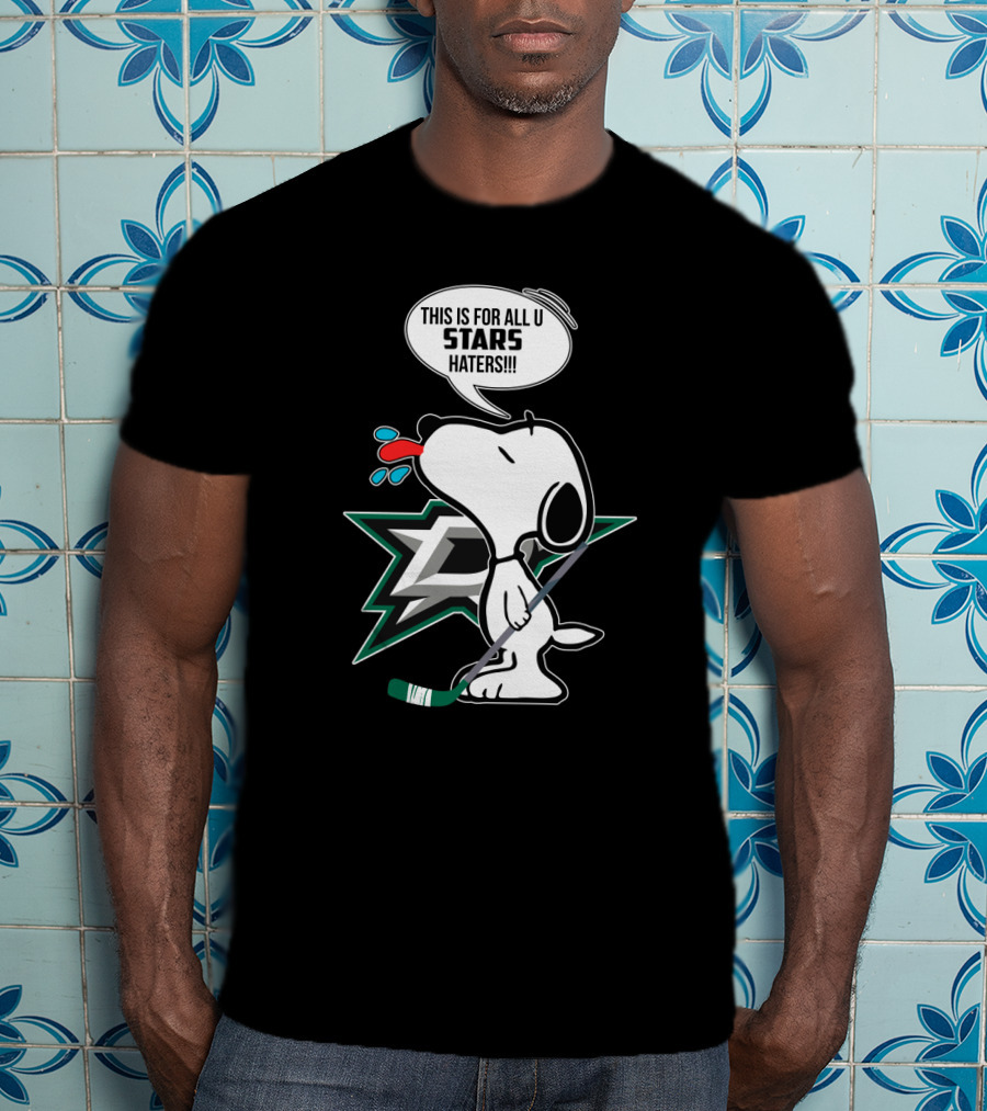Snoopy Dallas Stars Hockey Fans T-Shirt