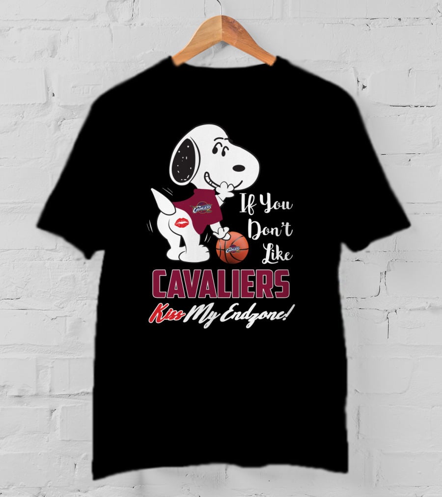 If You Don't Like Cleveland Cavaliers Kiss My Endzone T-Shirt