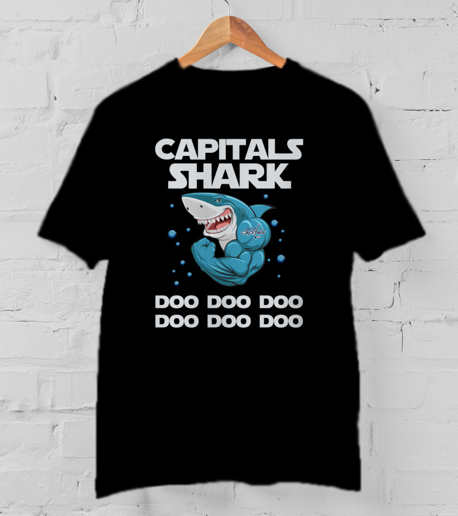 Capitals Shark Doo Doo Doo Washington Nhl T-Shirt