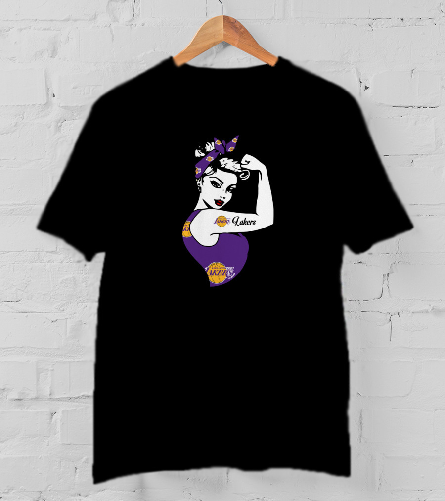 Los Angeles Lakers Unbreakable Strong Girl T-Shirt