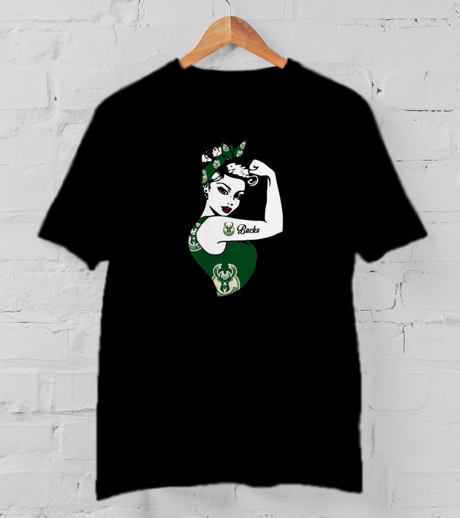 Milwaukee Bucks Strong Unbreakable Girl T-Shirt