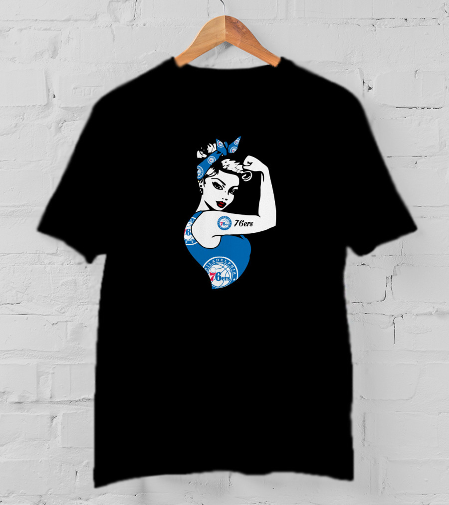Philadelphia 76ers Unbreakable Strong Girl T-Shirt