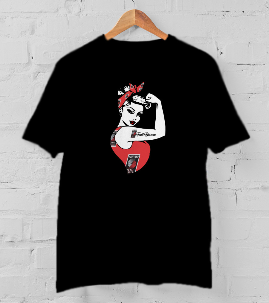 Portland Trail Blazers Unbreakable Strong Girl T-Shirt