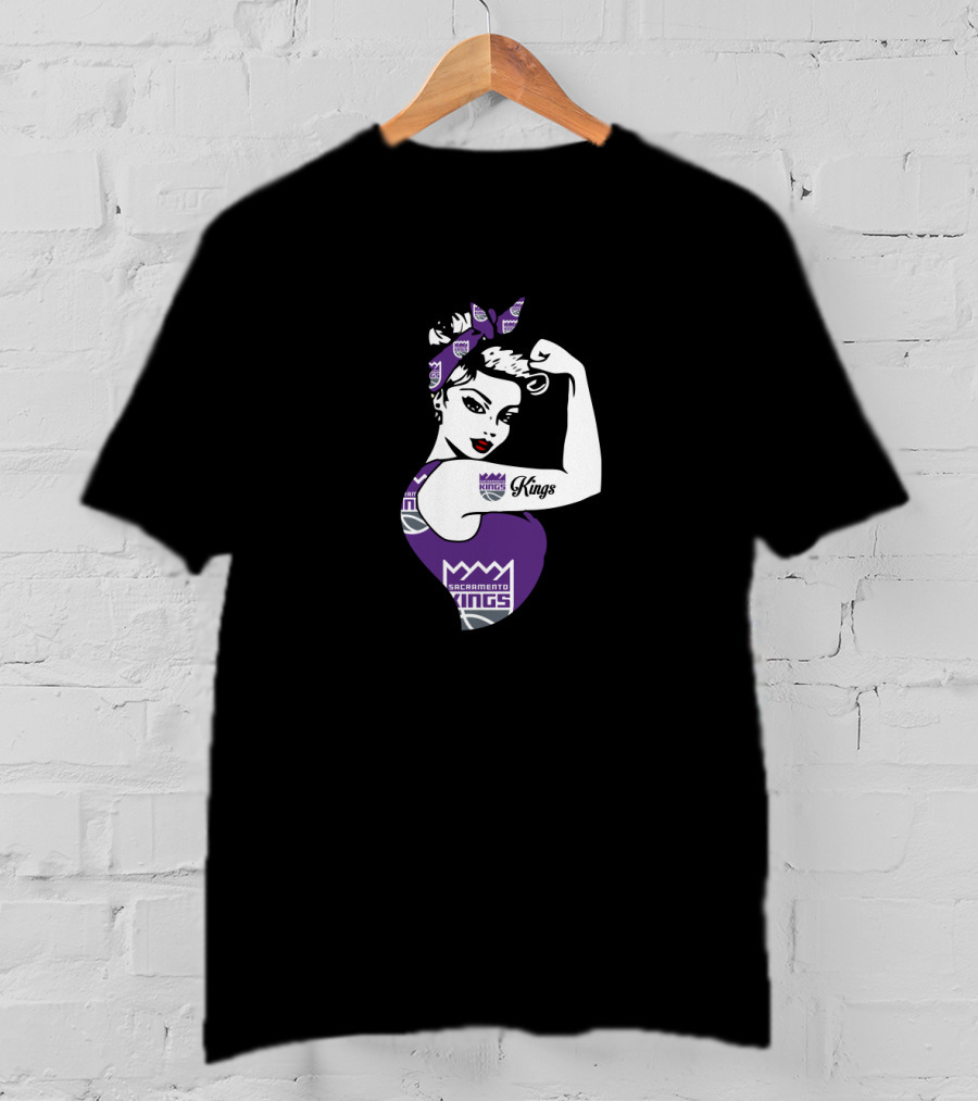 Unbreakable Sacramento Kings Strong Girl T-Shirt