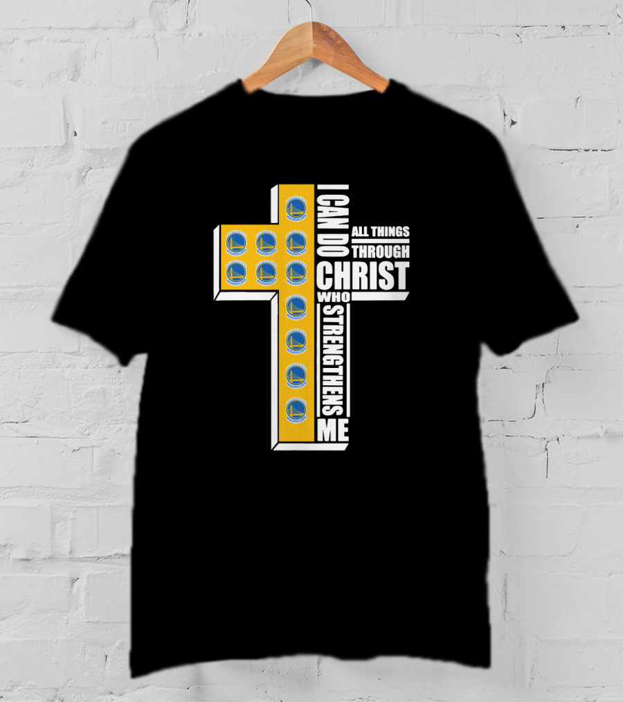 I Can Do All Things Through Christ Warriors Logos T-Shirt