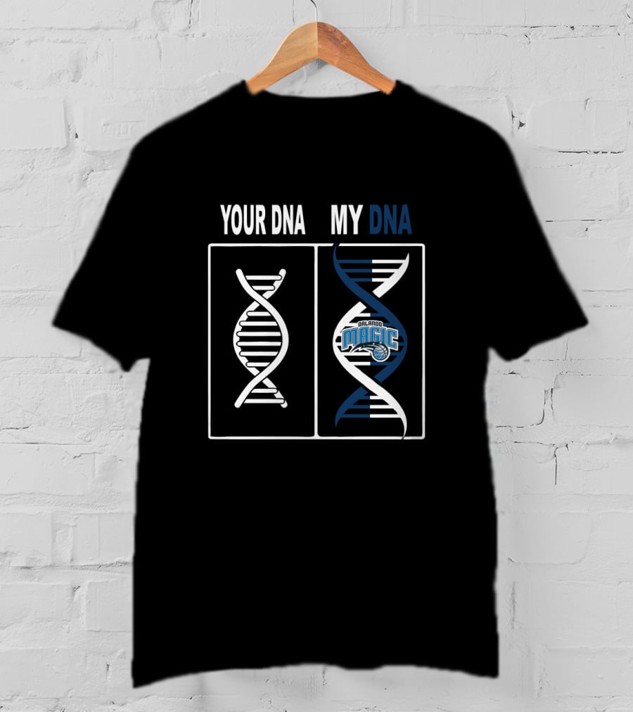 Your Dna My Dna Orlando Magic Logo Nba Basketball Fan T-Shirt