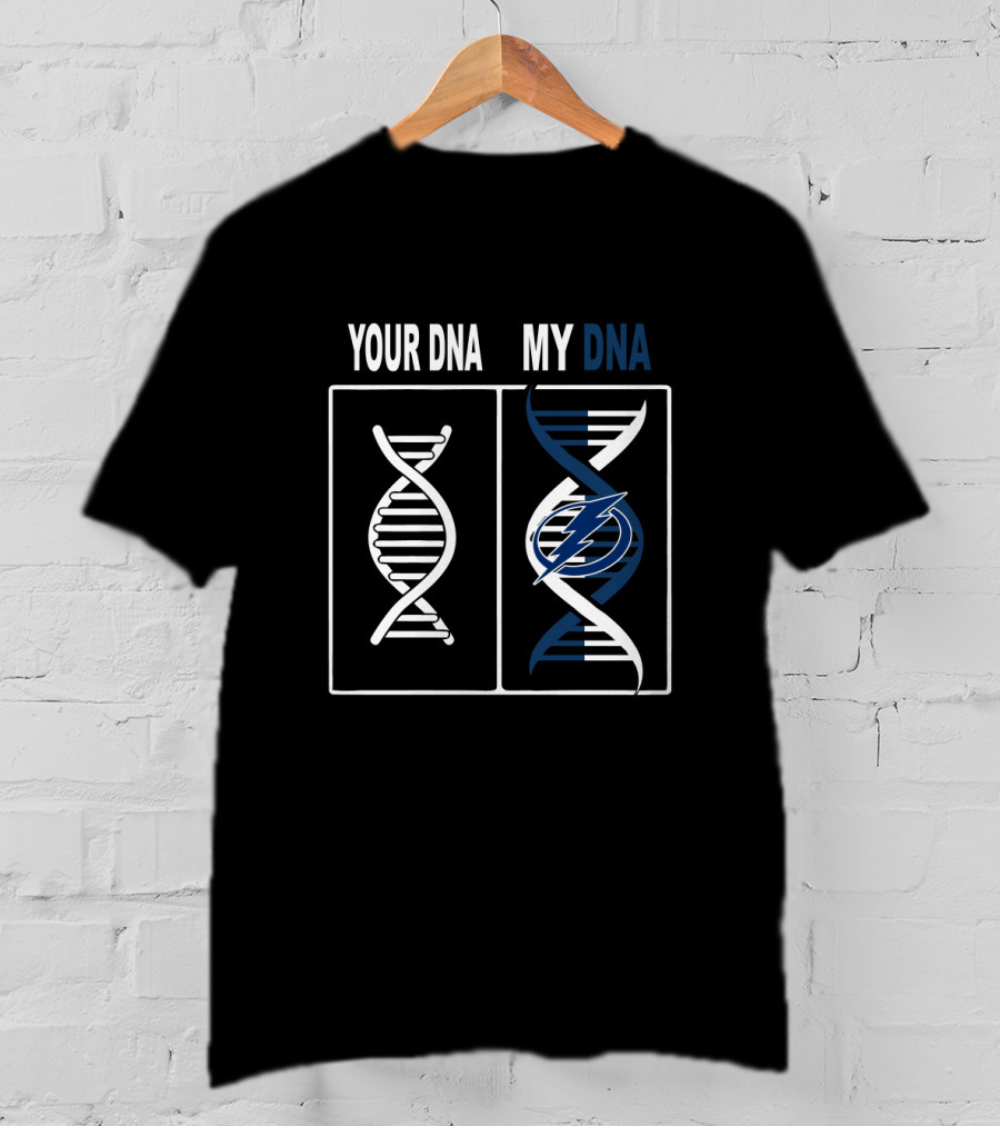 Your DNA My DNA Tampa Bay Lightning Logo Enthusiast T-Shirt