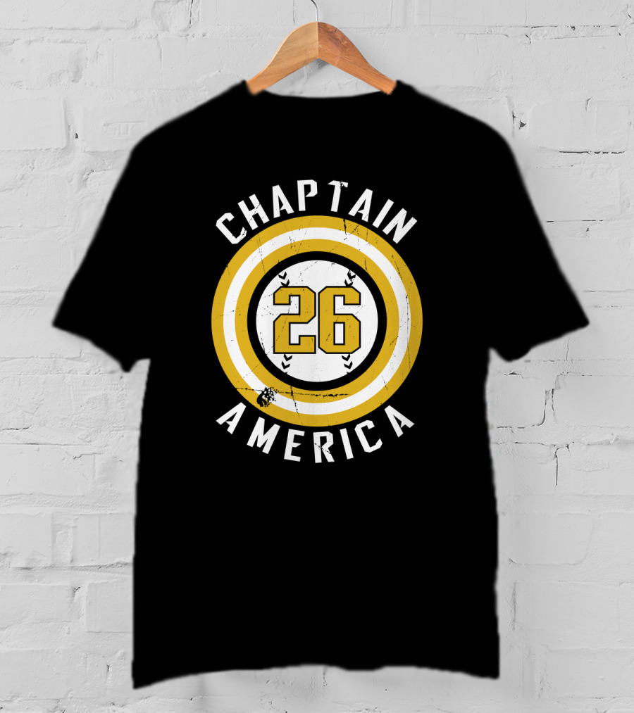 Chaplain America 26 Oakland Athletics Fans Baseball-Themed T-Shirt
