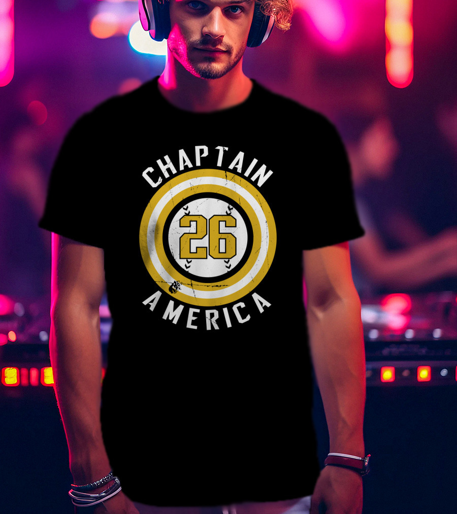 Chaplain America 26 Oakland Athletics Fans Baseball-Themed T-Shirt