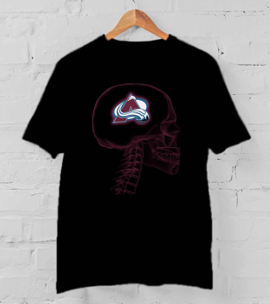Colorado Avalanche Skull X-Ray Concept T-Shirt