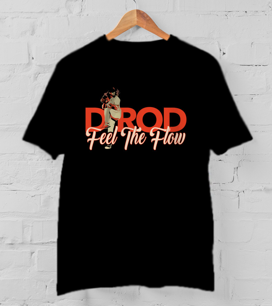 DROD Feel The Flow Baseball Pitching Pose T-Shirt