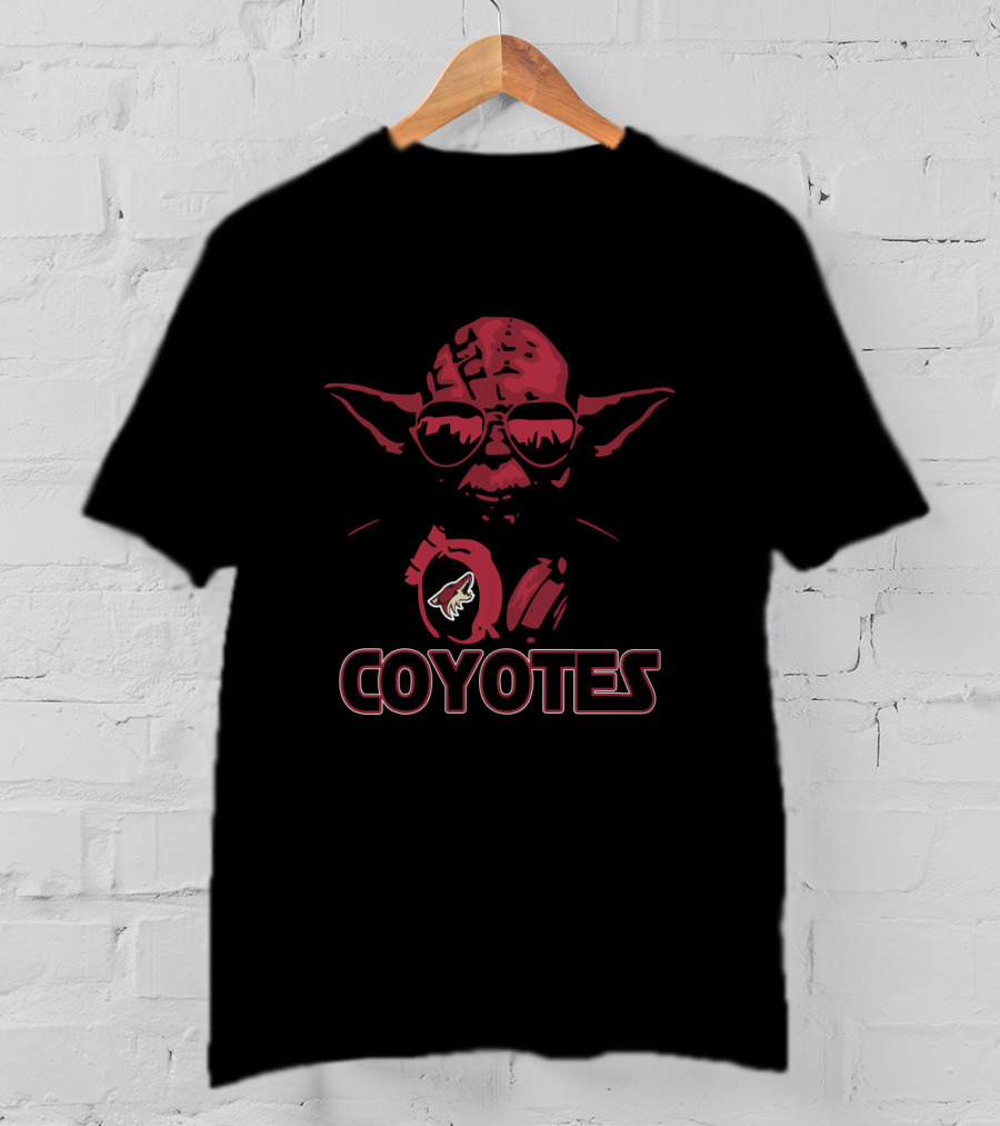 Yoda Coyotes Star Wars Arizona Hockey Fans Collaboration T-Shirt