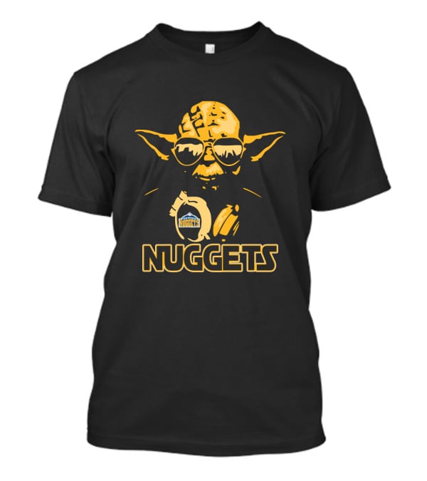 Yoda Nuggets Fans Star Wars And Denver Basketball Fun T-Shirt