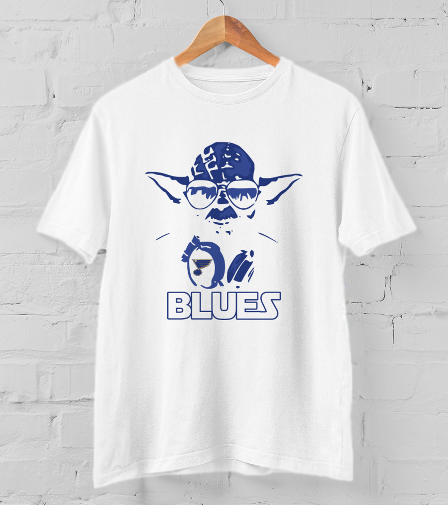 Yoda Star Wars St. Louis Blues Fan T-Shirt