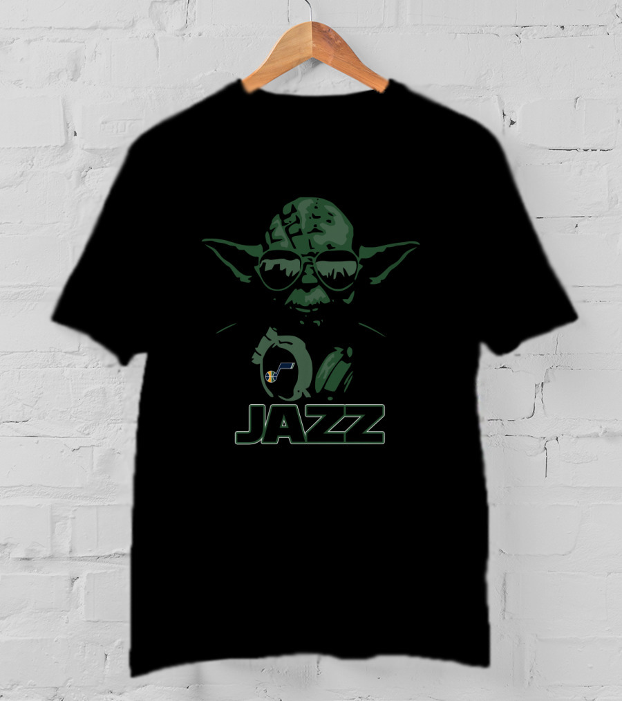 Yoda Star Wars Utah Jazz Jazz Fans T-Shirt