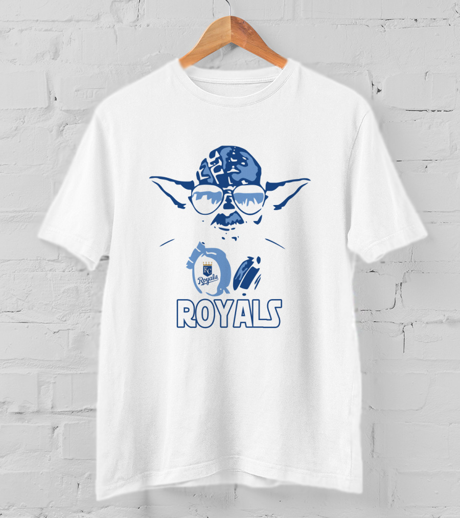 Yoda Royals KC Star Wars Kansas City Royals Fans T-Shirt